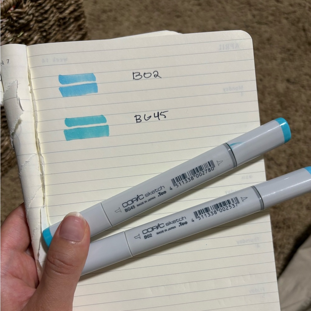 Copic sketch markers